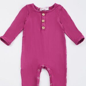 Magenta Bamboo Romper